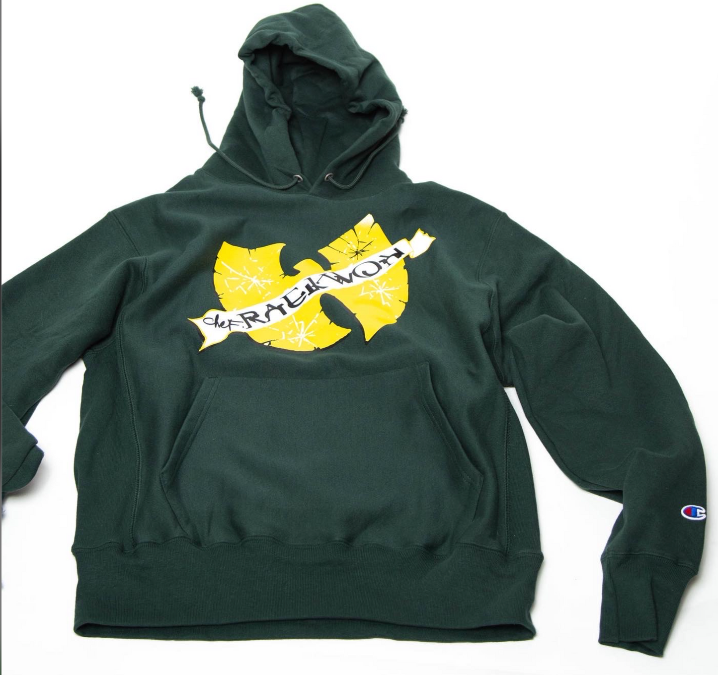 Raekwon Champion Reverse Weave Hoodie - Hunter Green – Purple Factory